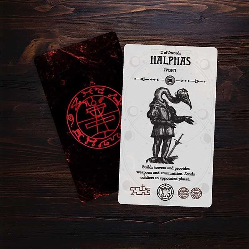 Occult Tarot Card Deck by Travis McHenry – Solomonic Demon Magick Divination Set