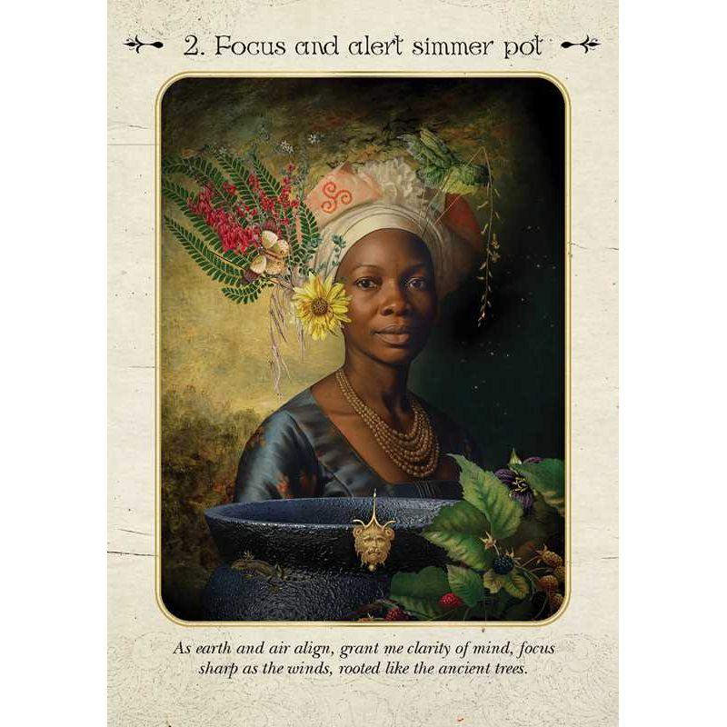 Kitchen Witch Oracle by Jena Dellagrottaglia – A Spellbinding Deck of Herbal Wisdom & Elemental Magic