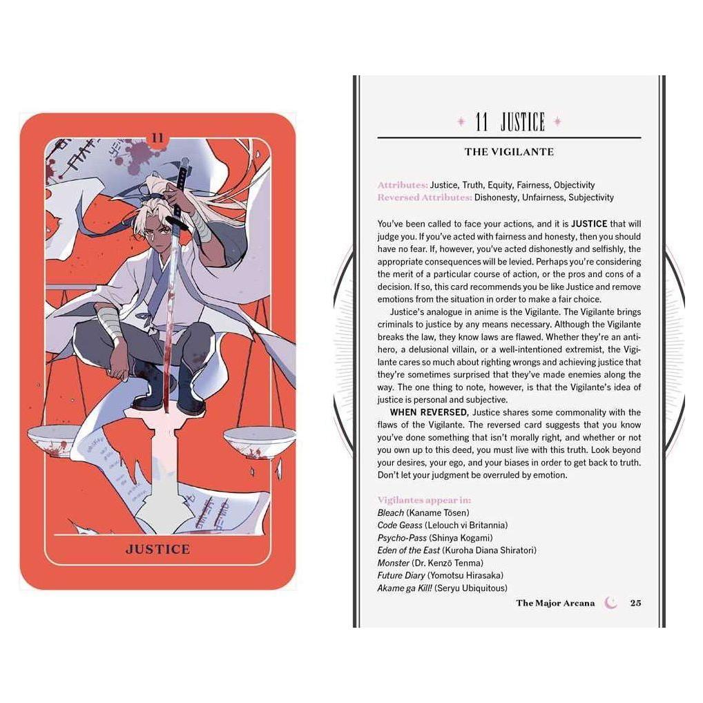 Anime Tarot Deck – 78 Cards & Guidebook Featuring Iconic Anime Archetypes