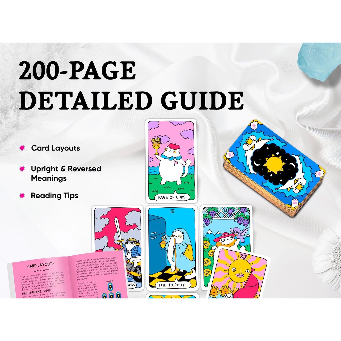 Cat Paws Tarot Deck – Whimsical Feline Wisdom for Intuitive Readings