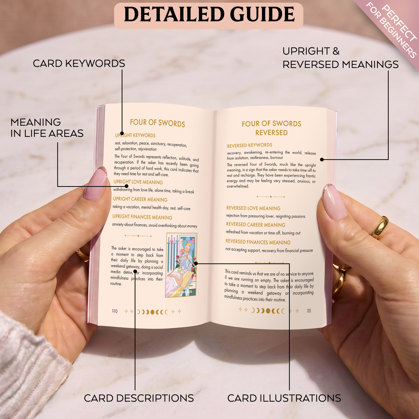 Neoteric Feminine Tarot (Full Resolution) – Modern 78-Card Tarot Deck with 200-Page Guidebook