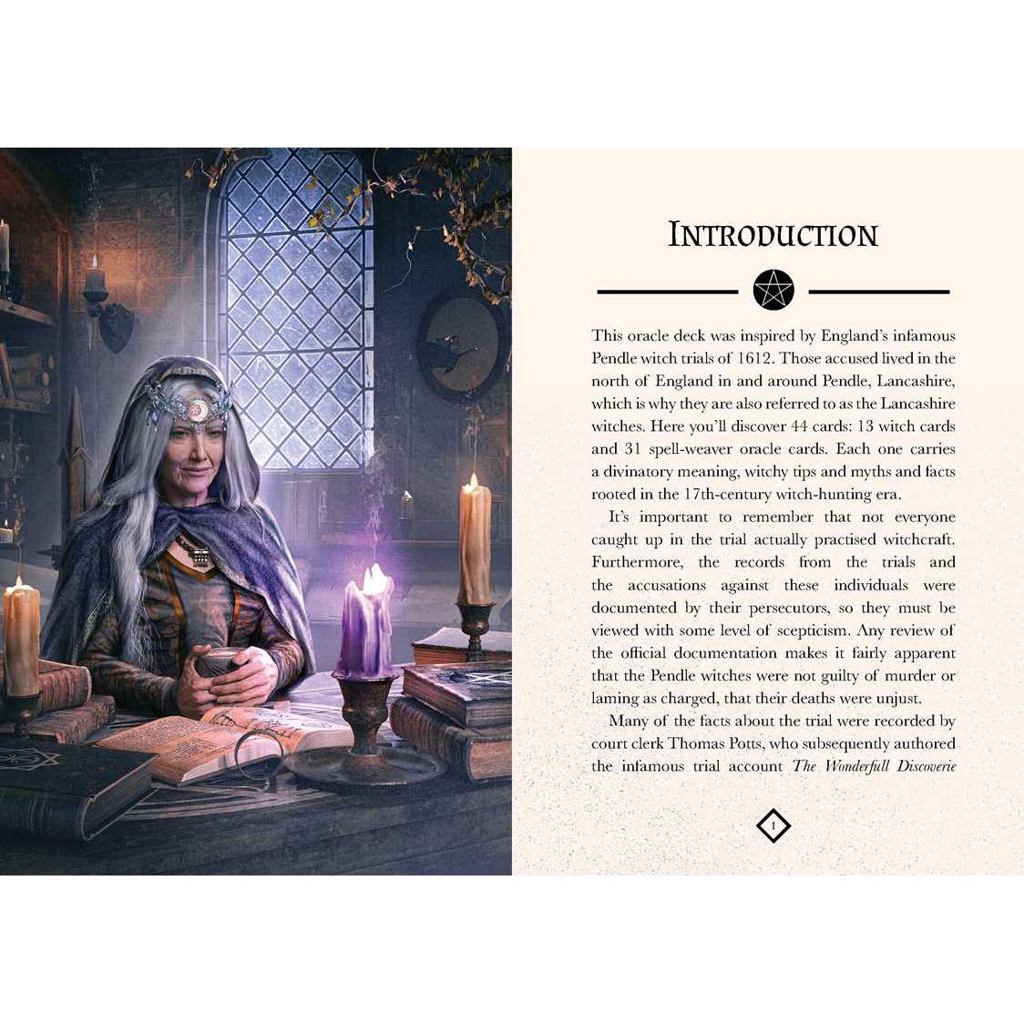 Rise of the Witch Oracle Deck by Claire Stone – Pendle Witch Divination Cards