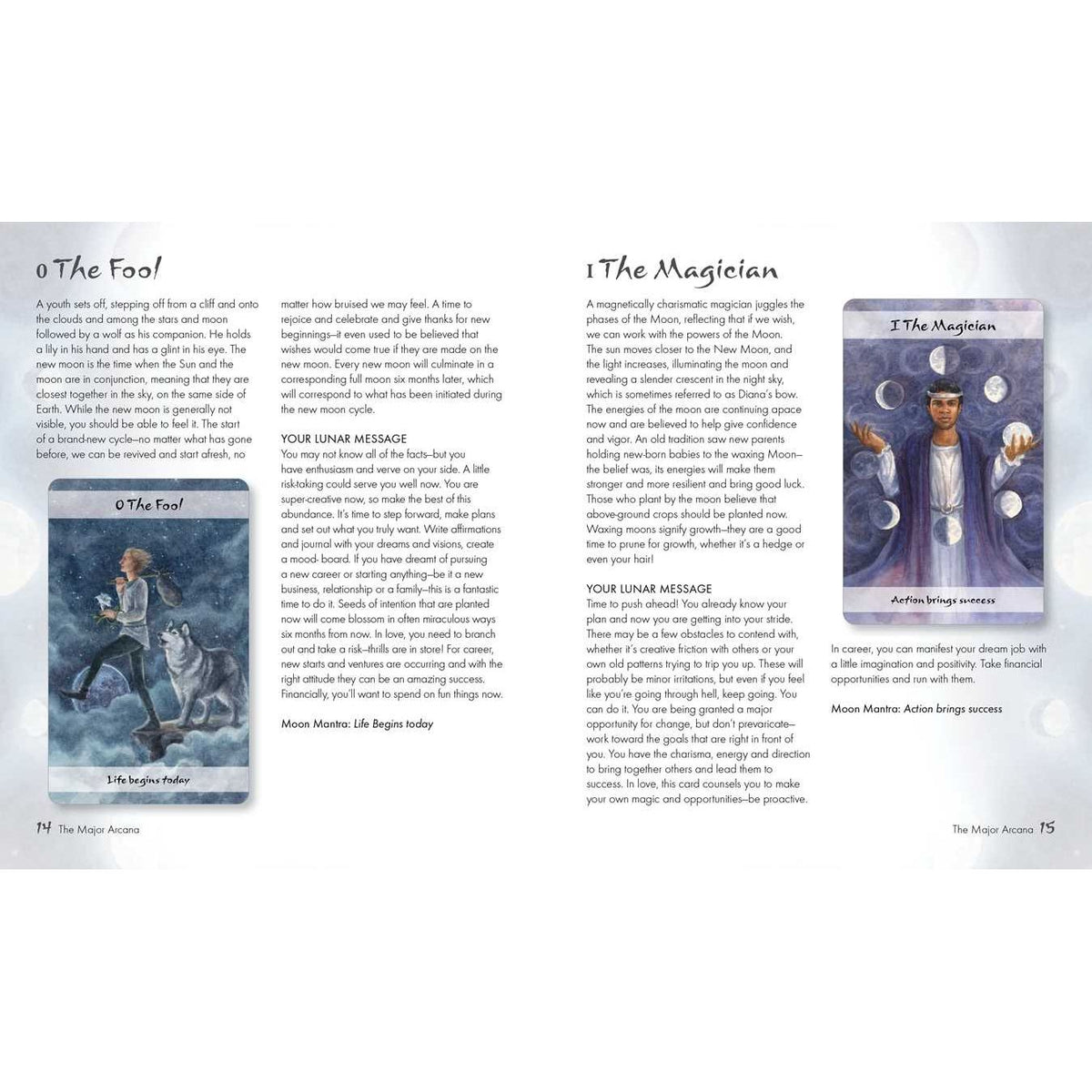 Lunar Tarot by Jayne Wallace | 78-Card Moon Tarot Deck & Guidebook