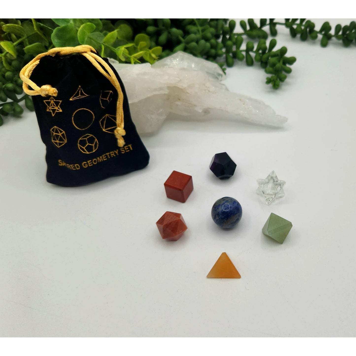 7-piece Chakra Sacred Geometry Set