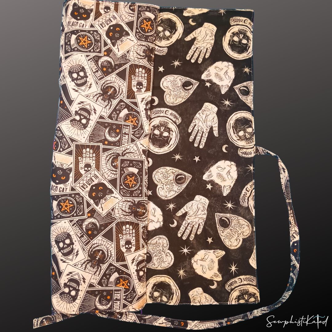 Black Cat Tarot & Divination Deck Wrap, Reading Mat & Altar Cloth