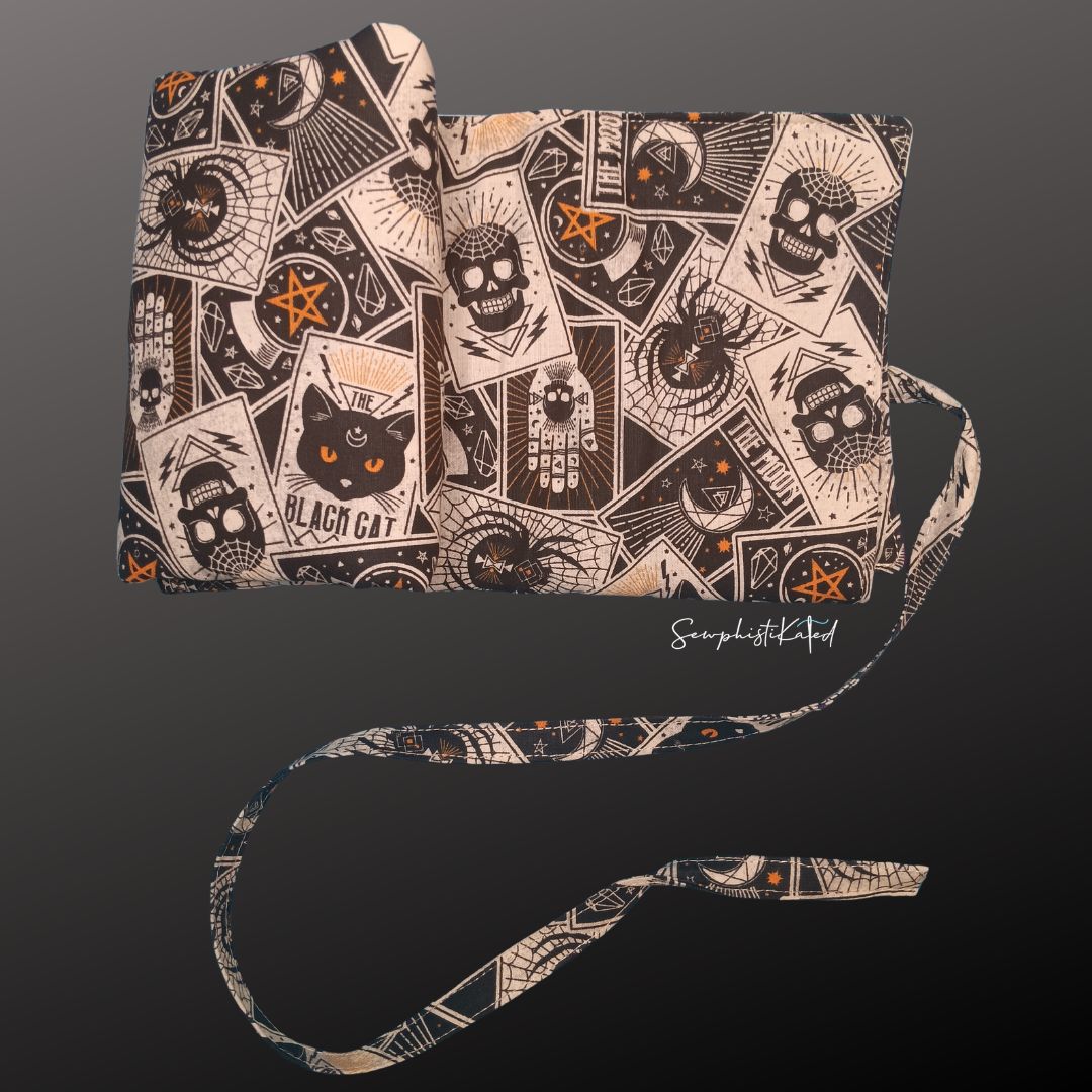 Black Cat Tarot & Divination Deck Wrap, Reading Mat & Altar Cloth