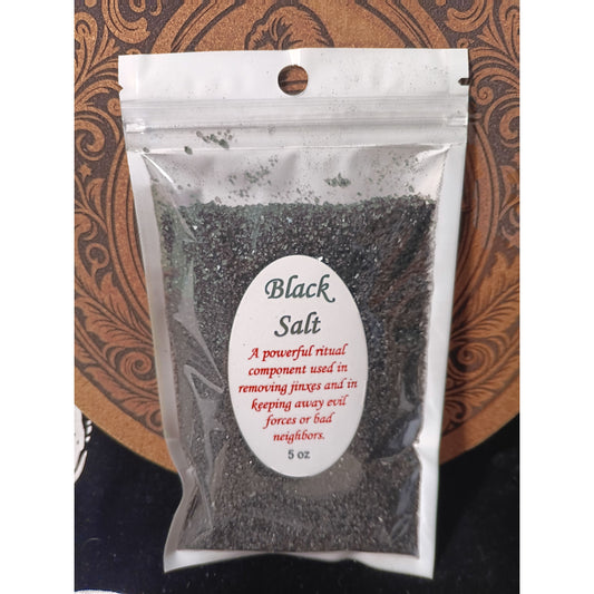 Black Salt | Protection, Banishing & Uncrossing Ritual Salt