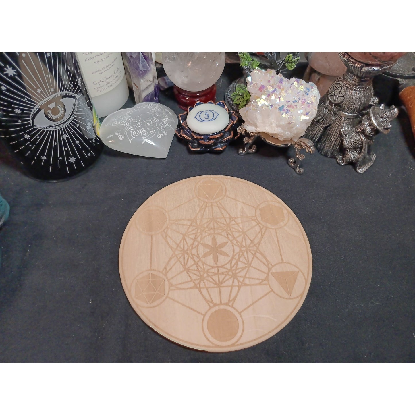 Metatron's Cube Adaptation 6" Crystal Grid