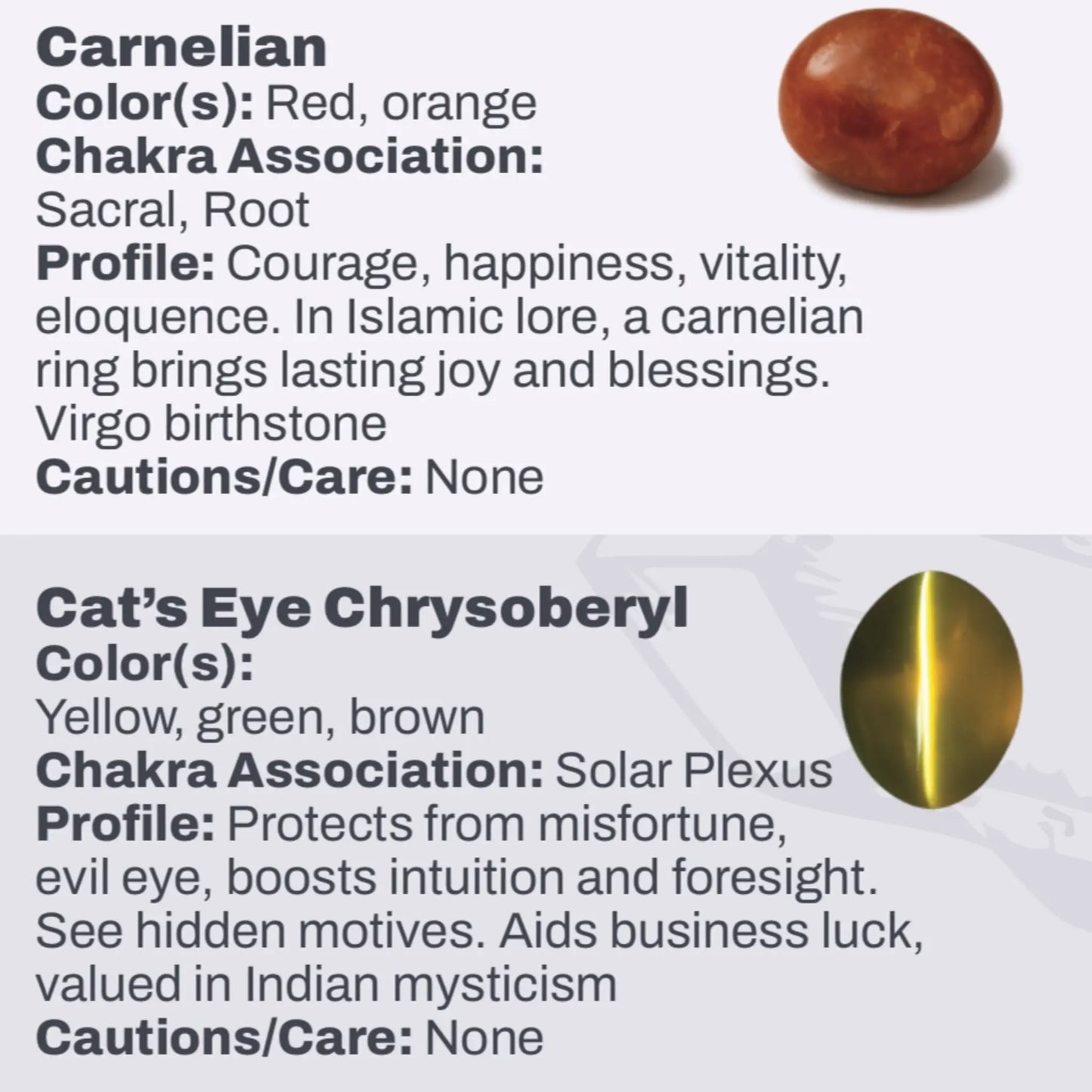 The Power of 78 Gemstones & Crystals Laminated Reference Guide