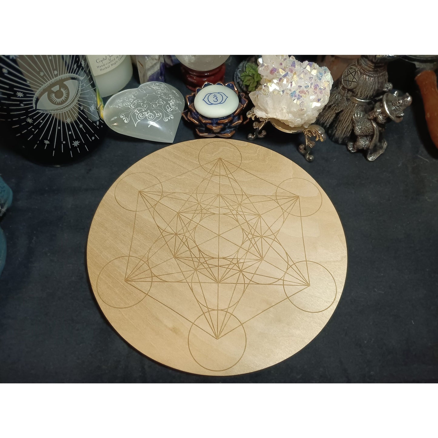 Metatron's Cube 8" Crystal Grid