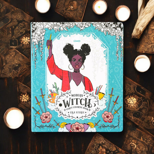 Modern Witch Tarot Coloring Book