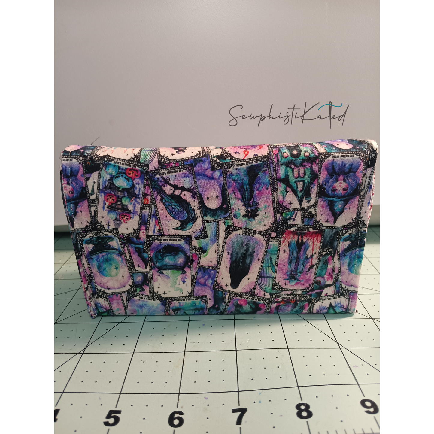 Mystic Pink Tarot Deck Case – Structured Witchy Card & Guidebook Holder