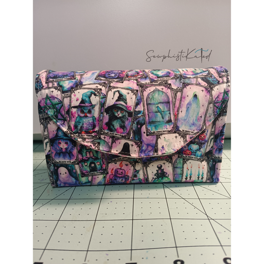 Mystic Pink Tarot Deck Case – Structured Witchy Card & Guidebook Holder