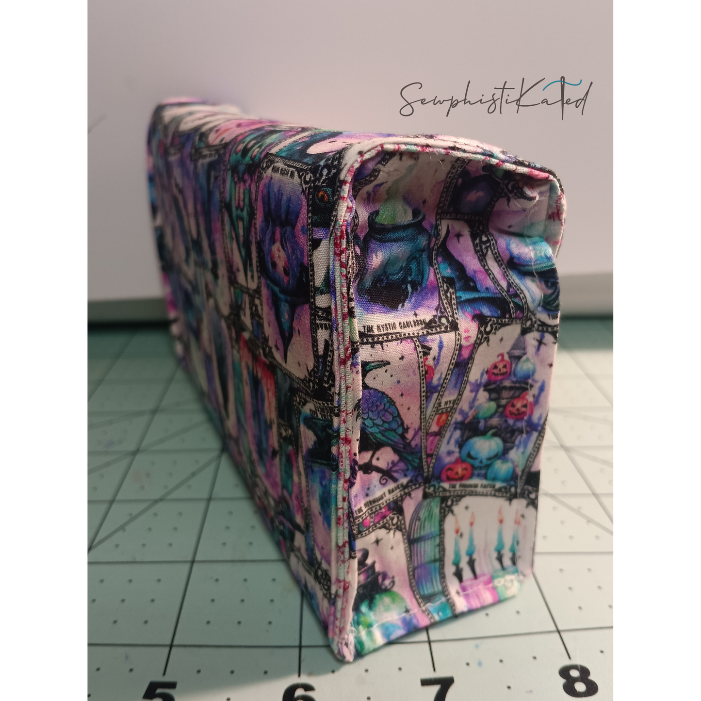 Mystic Pink Tarot Deck Case – Structured Witchy Card & Guidebook Holder