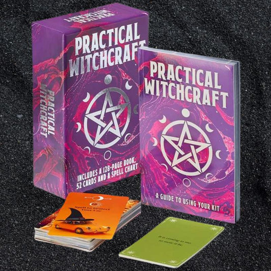 Practical Witchcraft Spell Card Kit & Guidebook by Marie Bruce