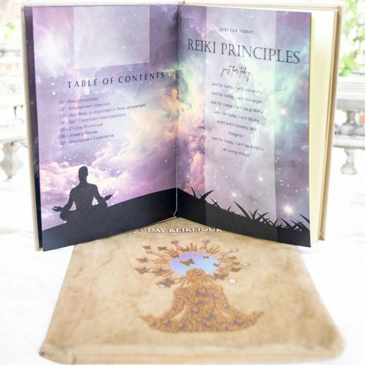 Reiki Vegan Leather Journal