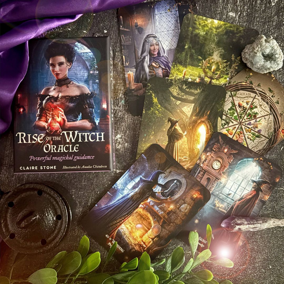 Rise of the Witch Oracle Deck by Claire Stone – Pendle Witch Divination Cards