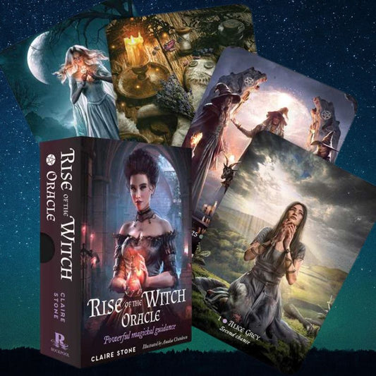 Rise of the Witch Oracle Deck by Claire Stone – Pendle Witch Divination Cards