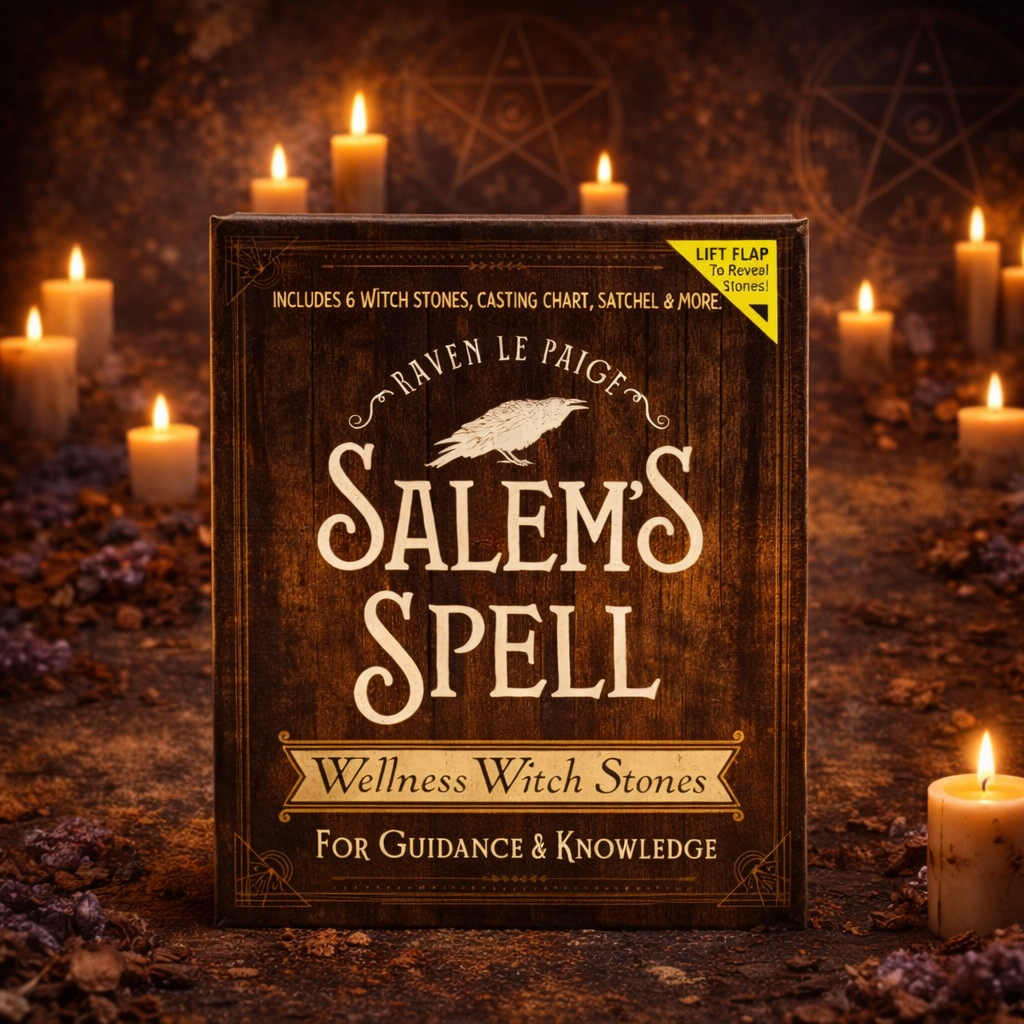 Raven Le Paige Salem's Spell Wellness Witch Stones – For Guidance & Knowledge