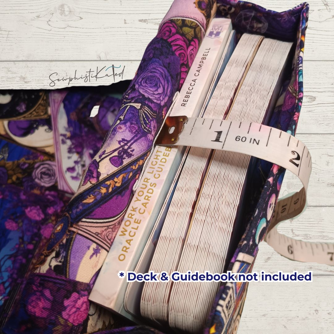Cosmic Skeleton Wraparound Tarot & Oracle Deck Case + Reading Mat
