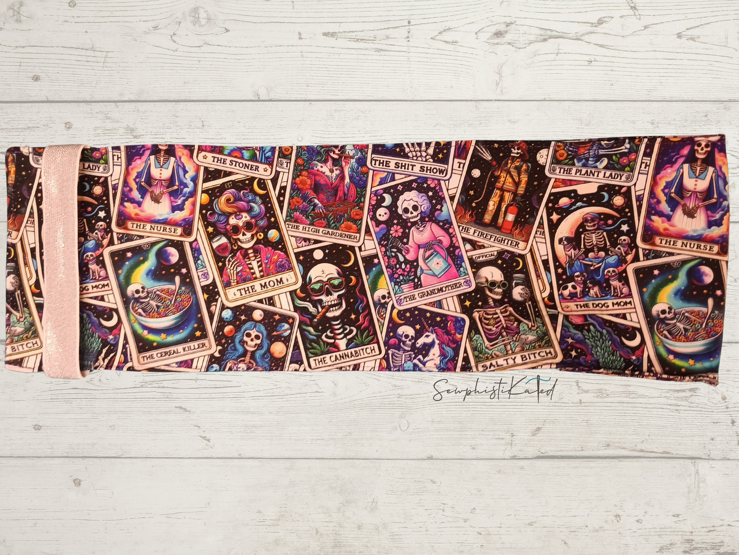 Cosmic Skeleton Wraparound Tarot & Oracle Deck Case + Reading Mat