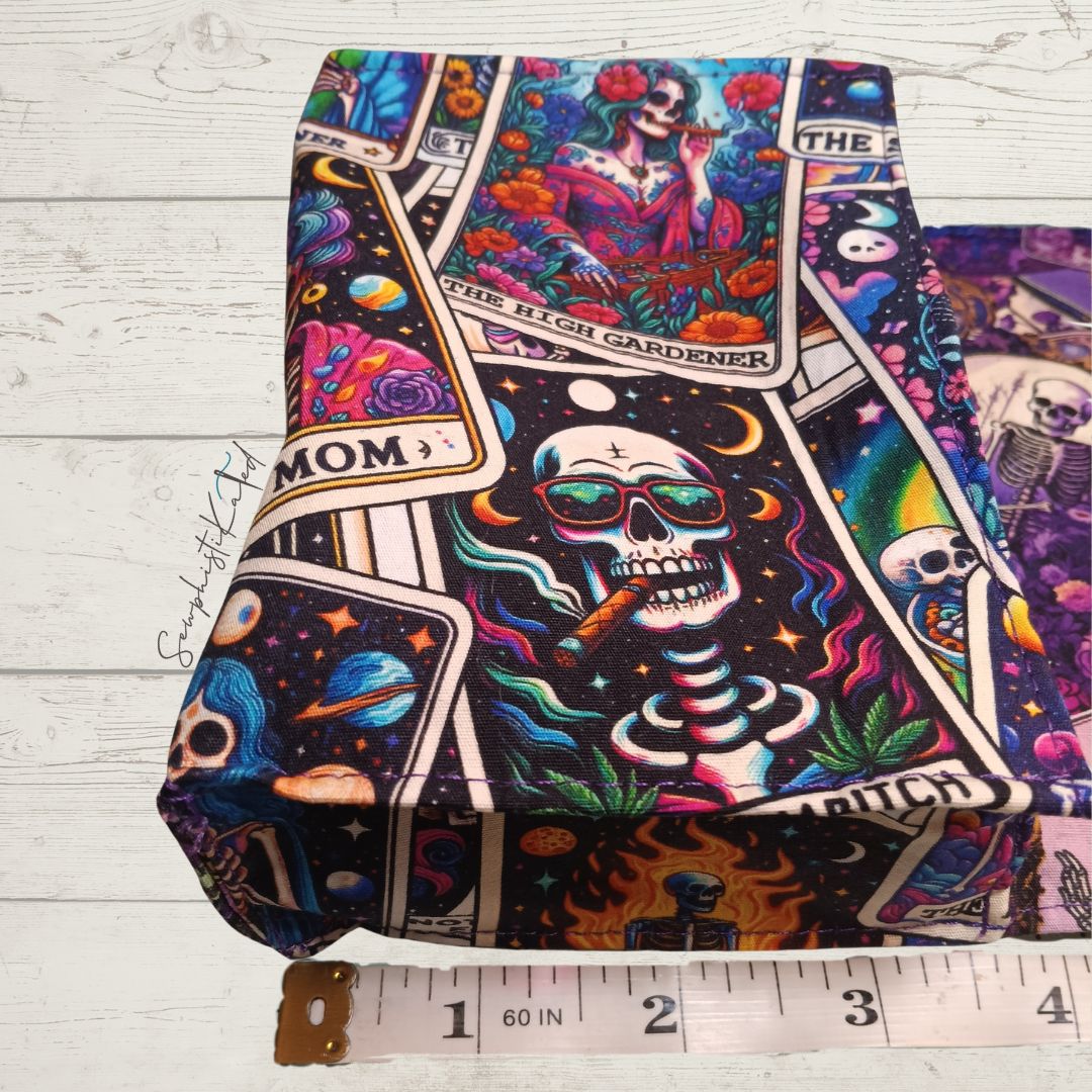 Cosmic Skeleton Wraparound Tarot & Oracle Deck Case + Reading Mat