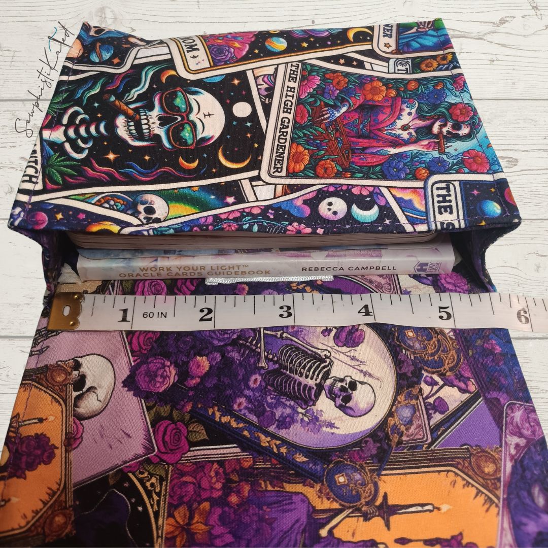 Cosmic Skeleton Wraparound Tarot & Oracle Deck Case + Reading Mat