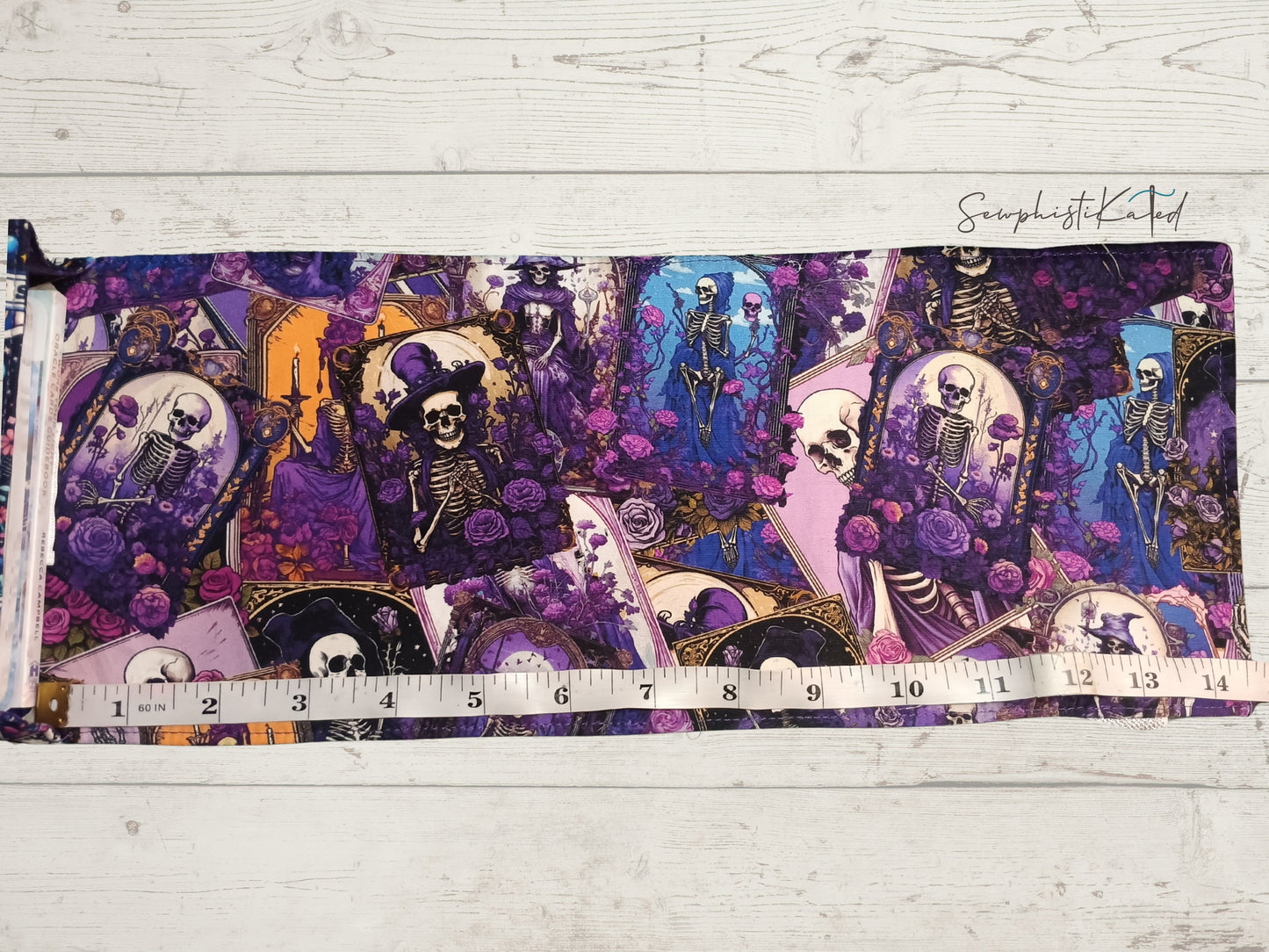 Cosmic Skeleton Wraparound Tarot & Oracle Deck Case + Reading Mat