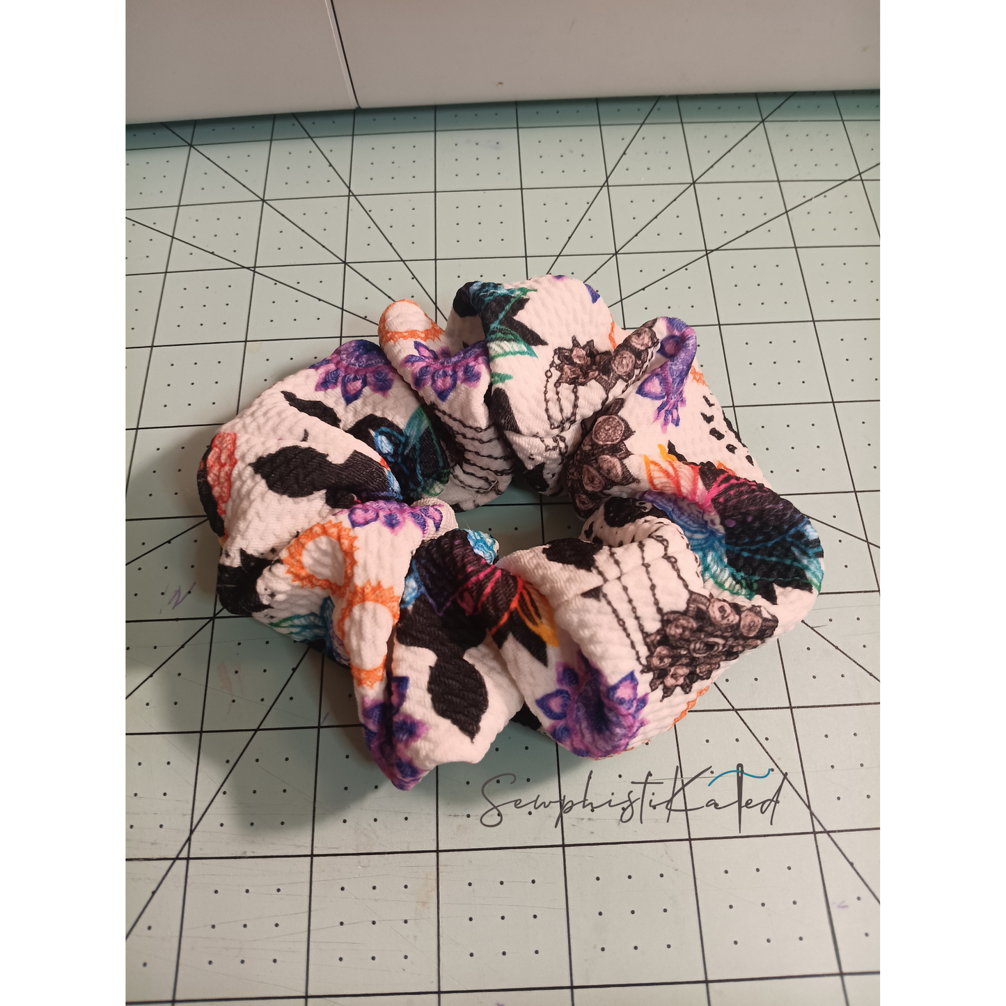 Spiritual Print Headbands & Scrunchies – Meditation, Mandala, Hamsa & Moon Phase Hair Accessories