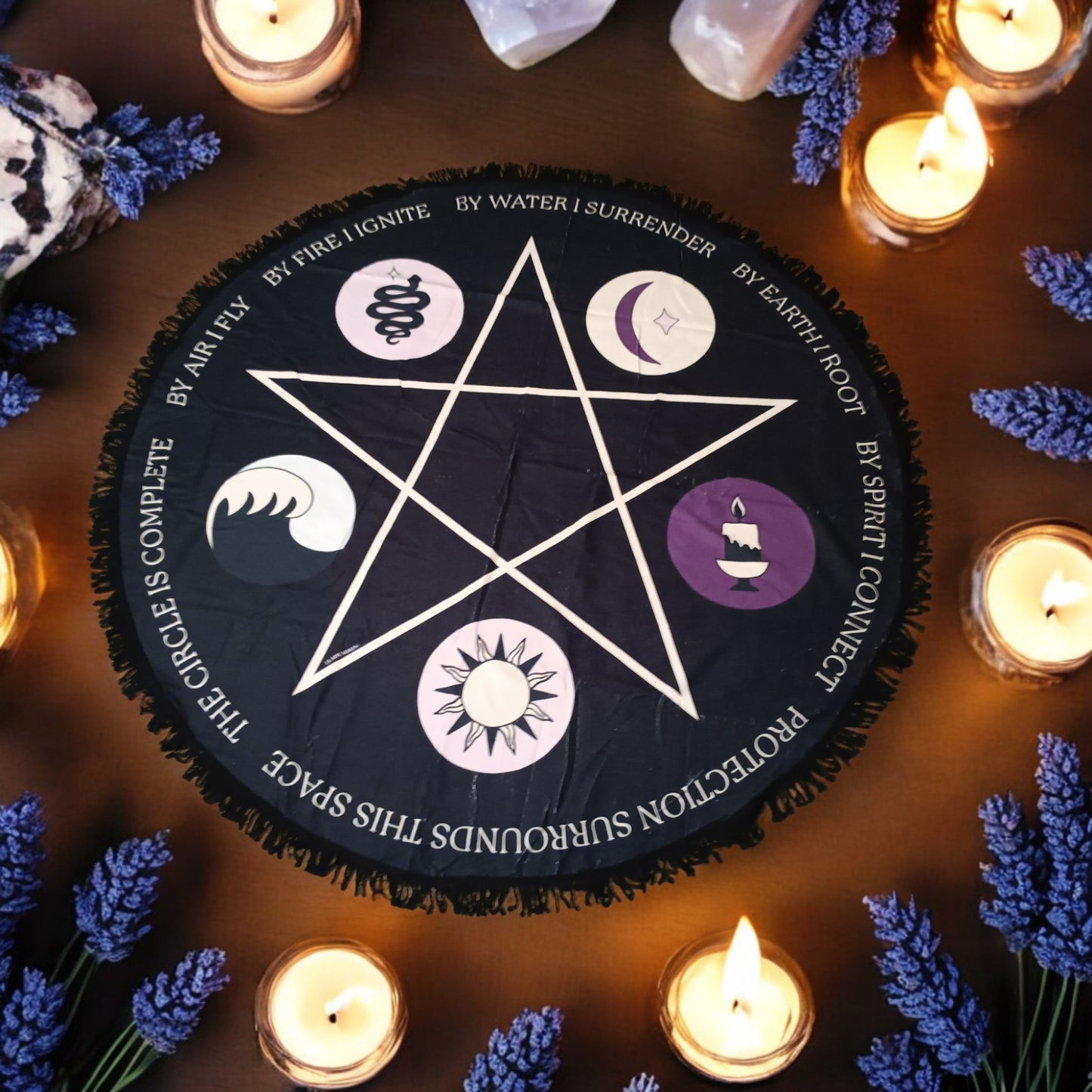 Traveling Spell Space Collection | Portable Altar Mats for Witchcraft, Rituals & Sacred Space