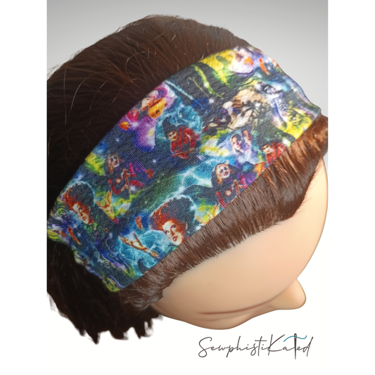 Spooky Witch Trio Inspired Headbands & Scrunchies | Halloween Witchy Hair Accessories