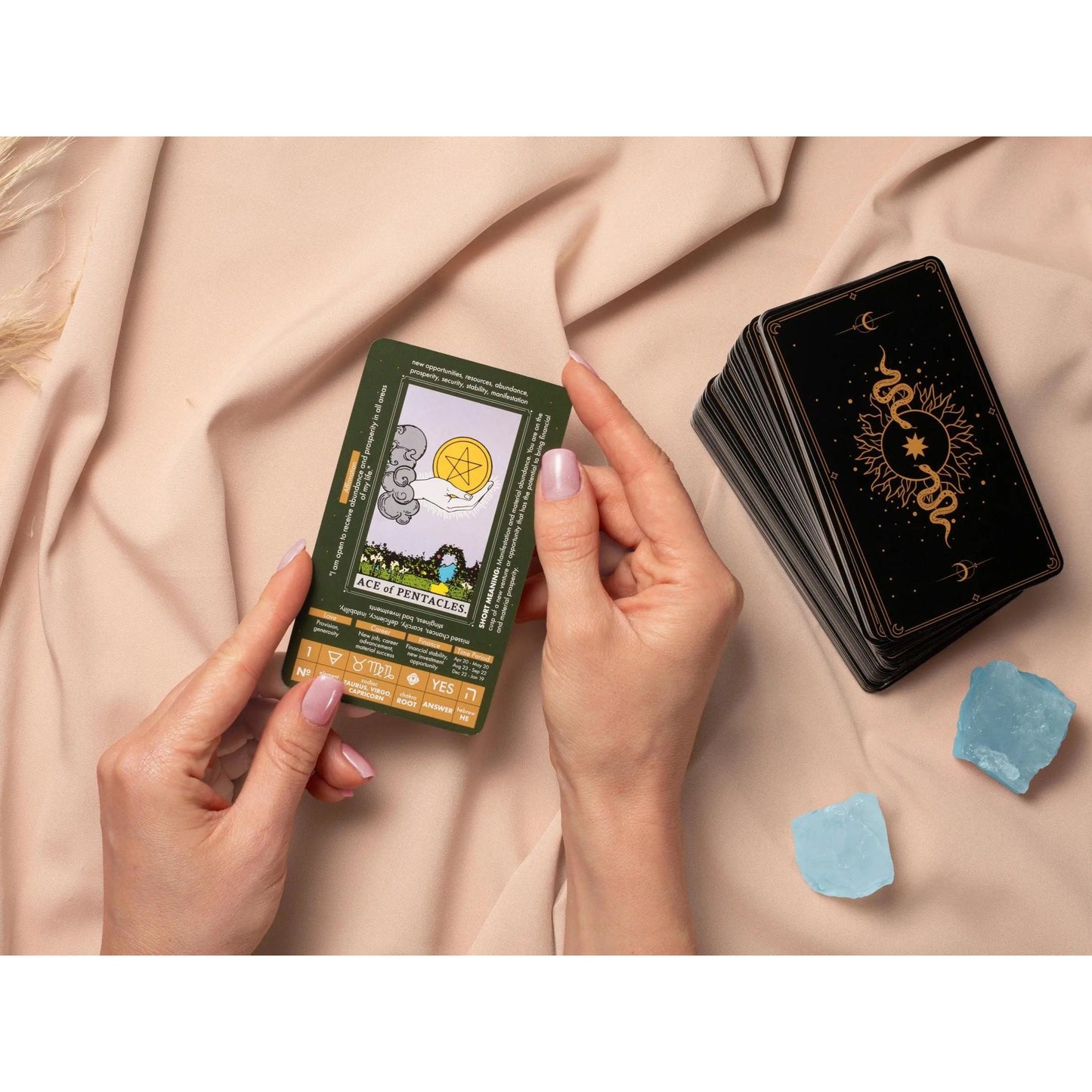 Learning Tarot Deck with Guidebook – Beginner Tarot Cards for Intuitive Readings