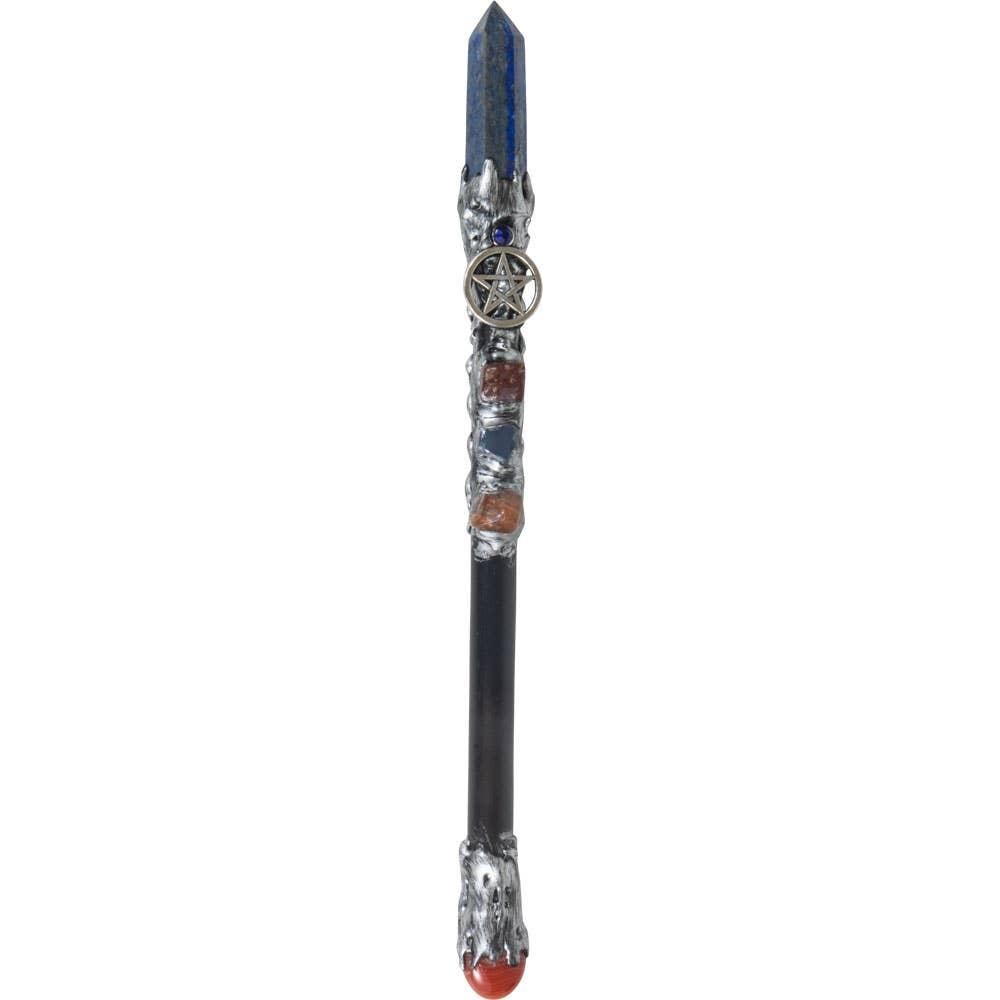 Lapis Lazuli & Pentacle Wand