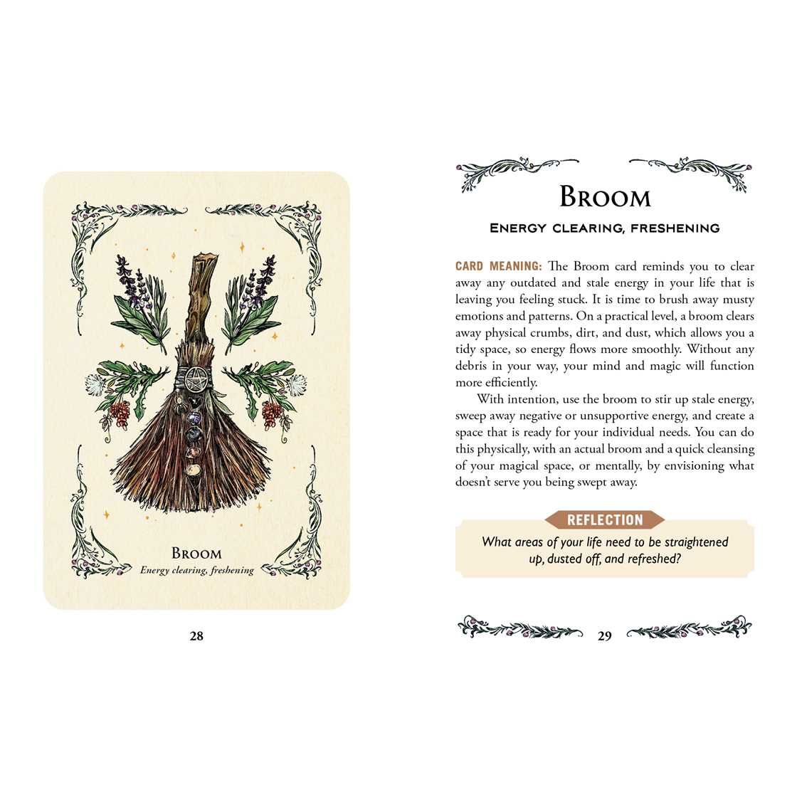 Green Witch's Oracle Deck by Arin Murphy-Hiscock | 50-Card Green Witchcraft & Nature Oracle Deck