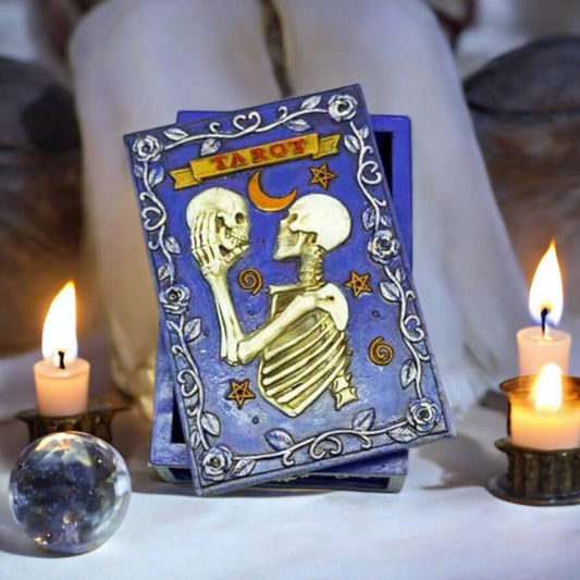 Skeleton Skull Tarot Box